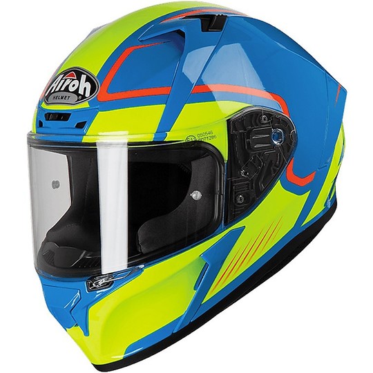Casque intégral Moto Airoh VALOR MARSHALL Glossy Blue