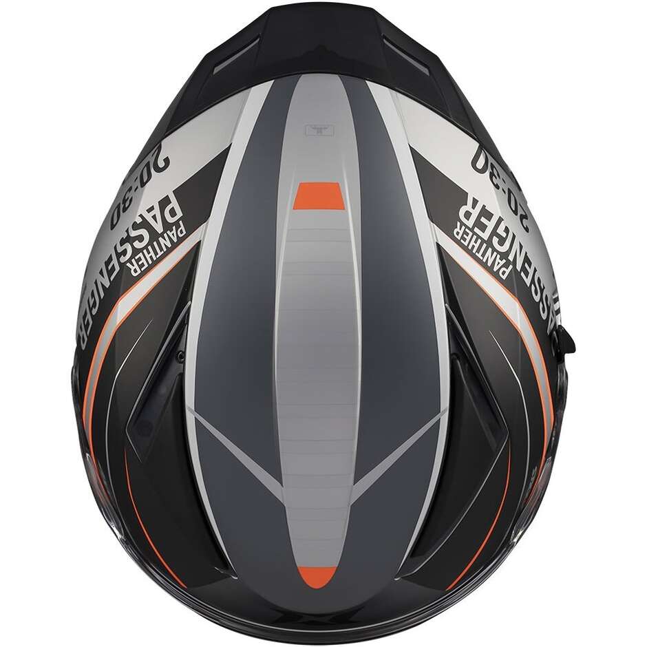 Casque intégral moto Axxis FF130SV Panther SV Passenger A1 Noir/Gris