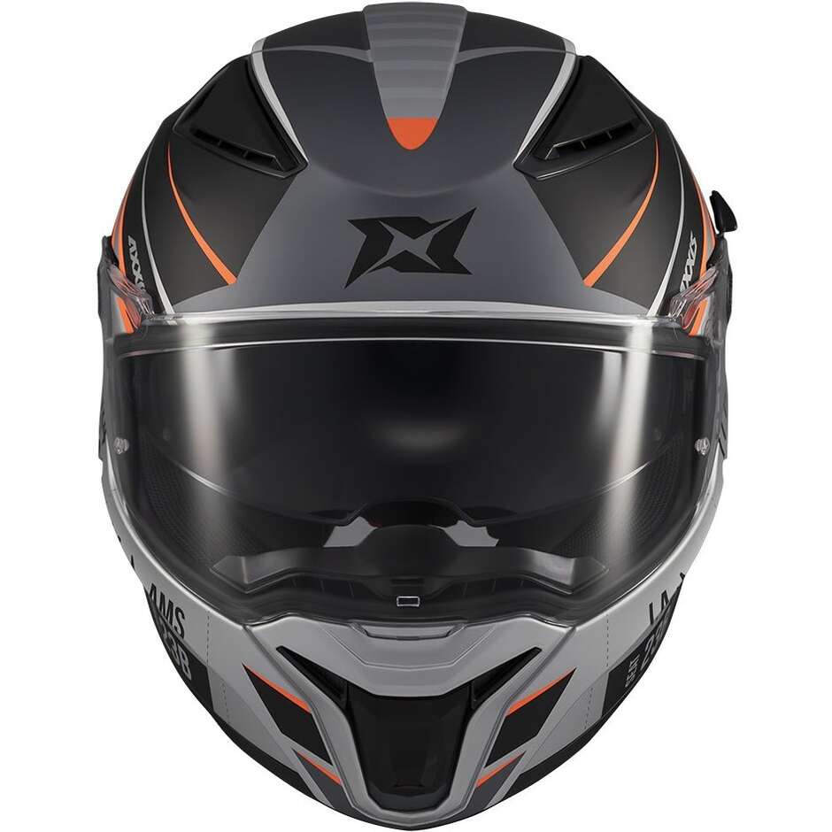 Casque intégral moto Axxis FF130SV Panther SV Passenger A1 Noir/Gris