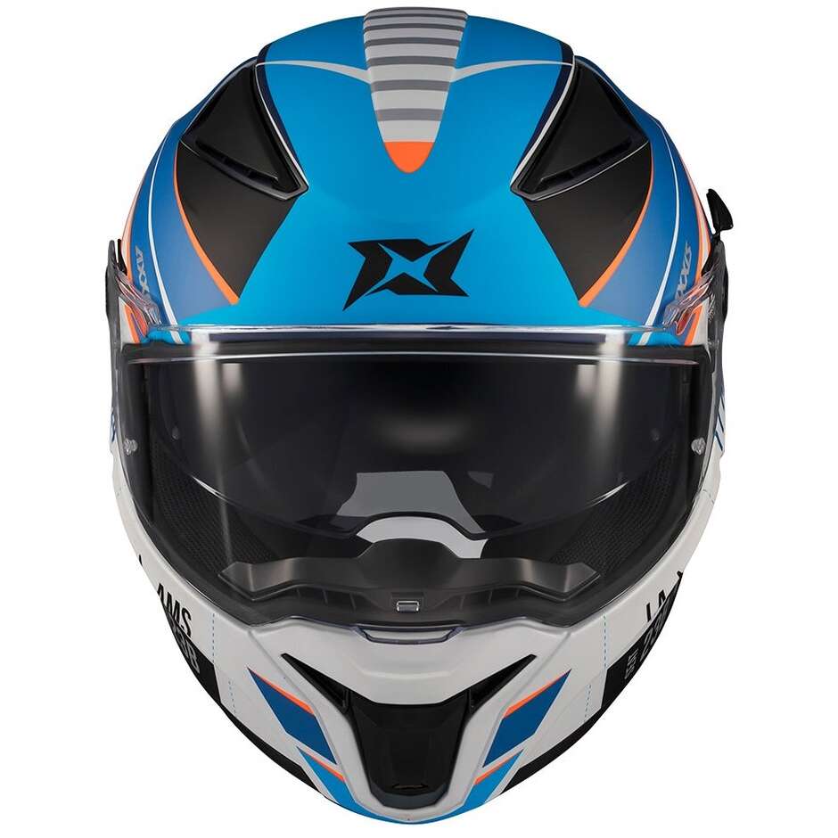 Casque intégral moto Axxis FF130SV Panther SV Passenger A7, bleu clair