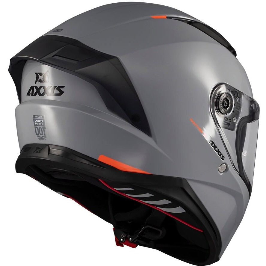 Casque intégral moto Axxis FF130SV Panther SV Solid A12 Gris