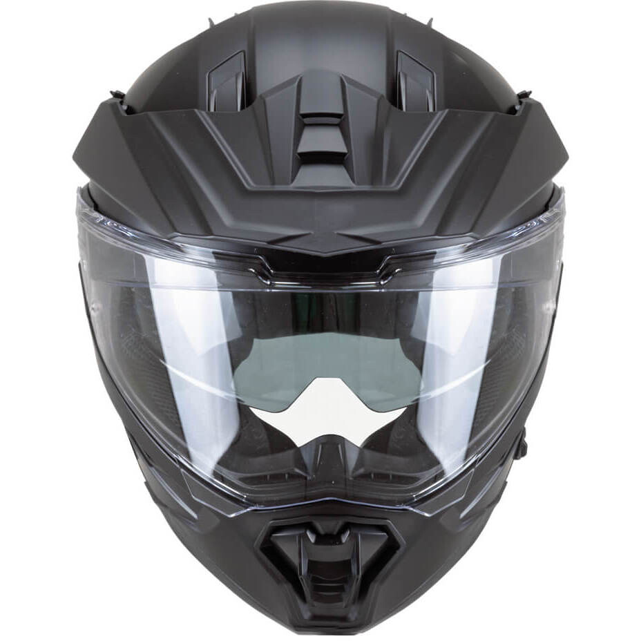 Casque intégral moto CGM 366A DUAL MONO, noir mat
