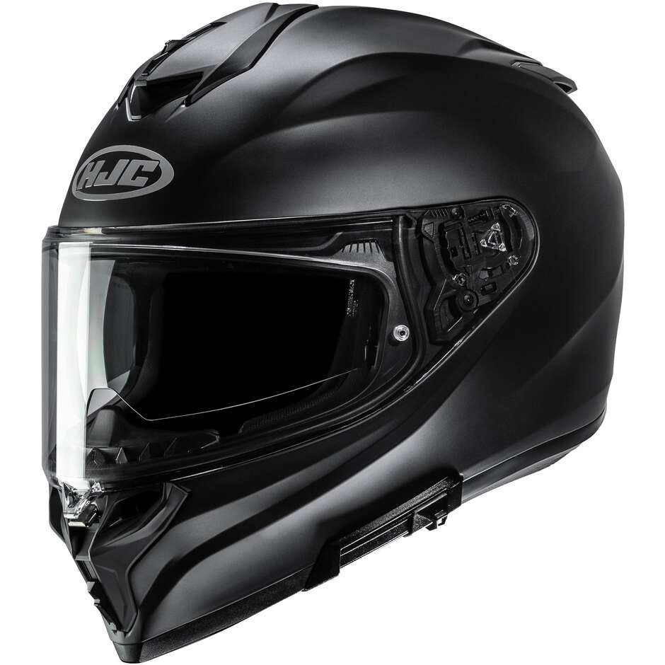Casque intégral moto HJC i72 SOLID, noir semi-mat