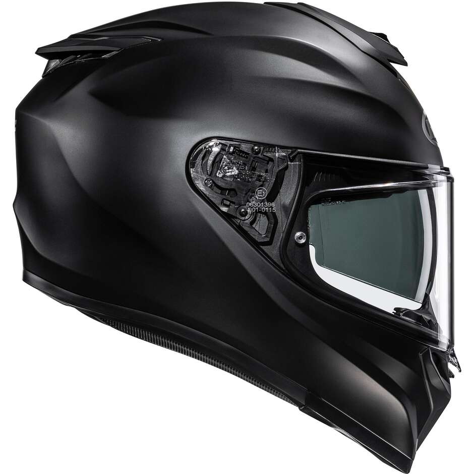Casque intégral moto HJC i72 SOLID, noir semi-mat