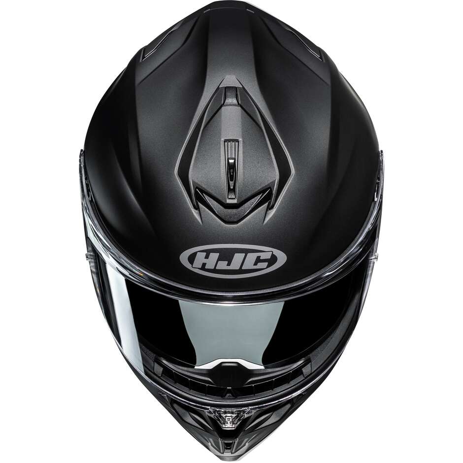 Casque intégral moto HJC i72 SOLID, noir semi-mat