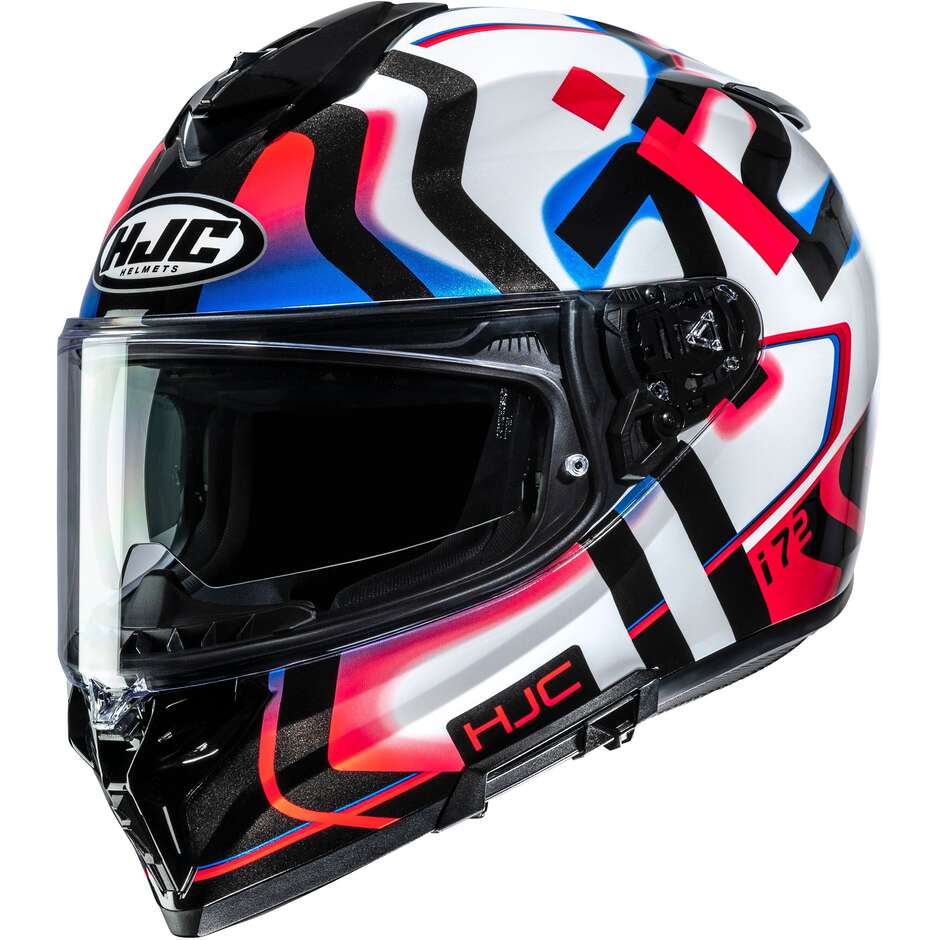 Casque intégral moto HJC i72 TALA MC21 Bleu Rouge