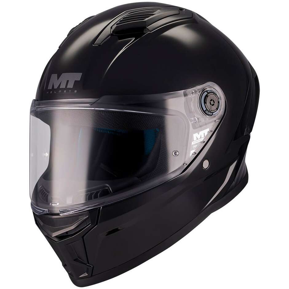 Casque intégral moto MT Helmets STINGER 2 PURE A1 Noir brillant