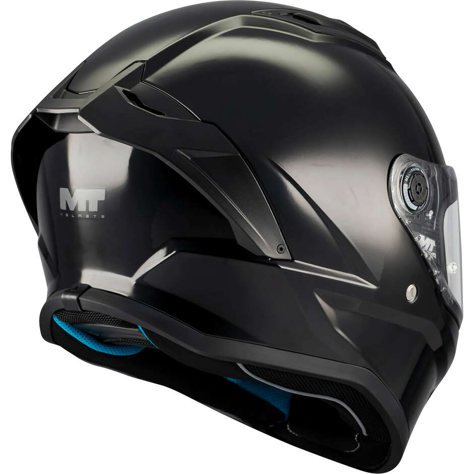 Casque intégral moto MT Helmets STINGER 2 PURE A1 Noir brillant
