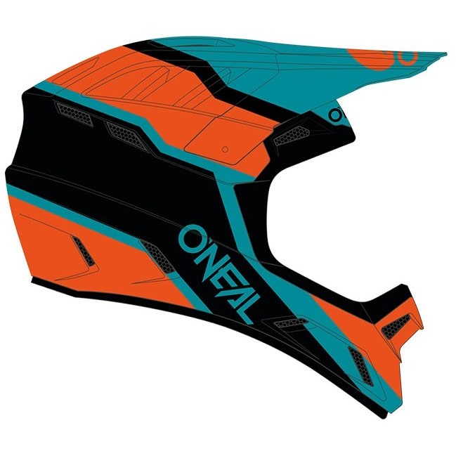 Casque Intégral Vélo Mtb eBike Oneal Backflip Neon Noir Orange