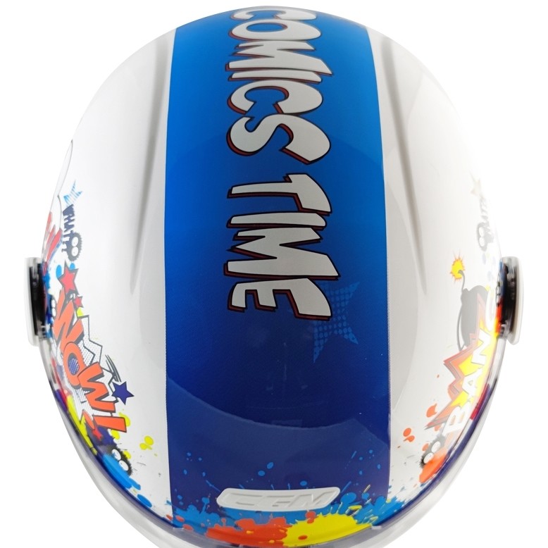 Moto Enfant 4 Ans Casque Moto 3/4 Pour Enfants, Casque Scooter Avec Visière Casque Enfant Moto