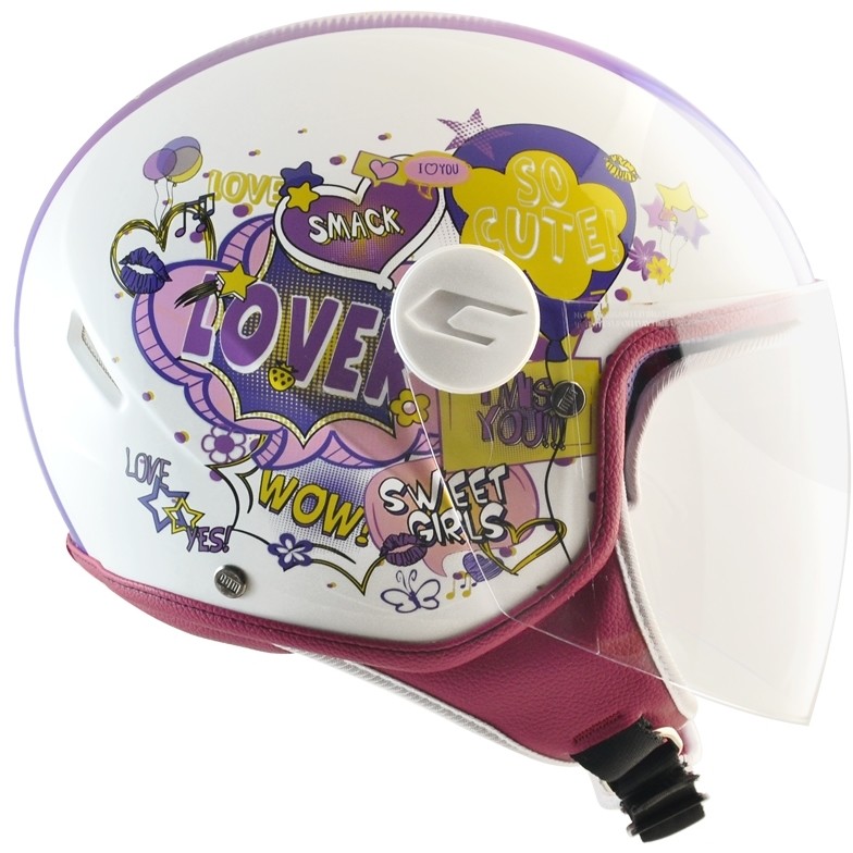 CGM Jet Kid 205G Sport Helmet Size Blue, Size YXL