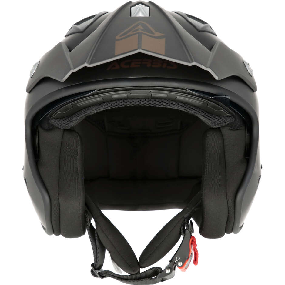 Casque jet moto Acerbis ARIA 2206 gris foncé