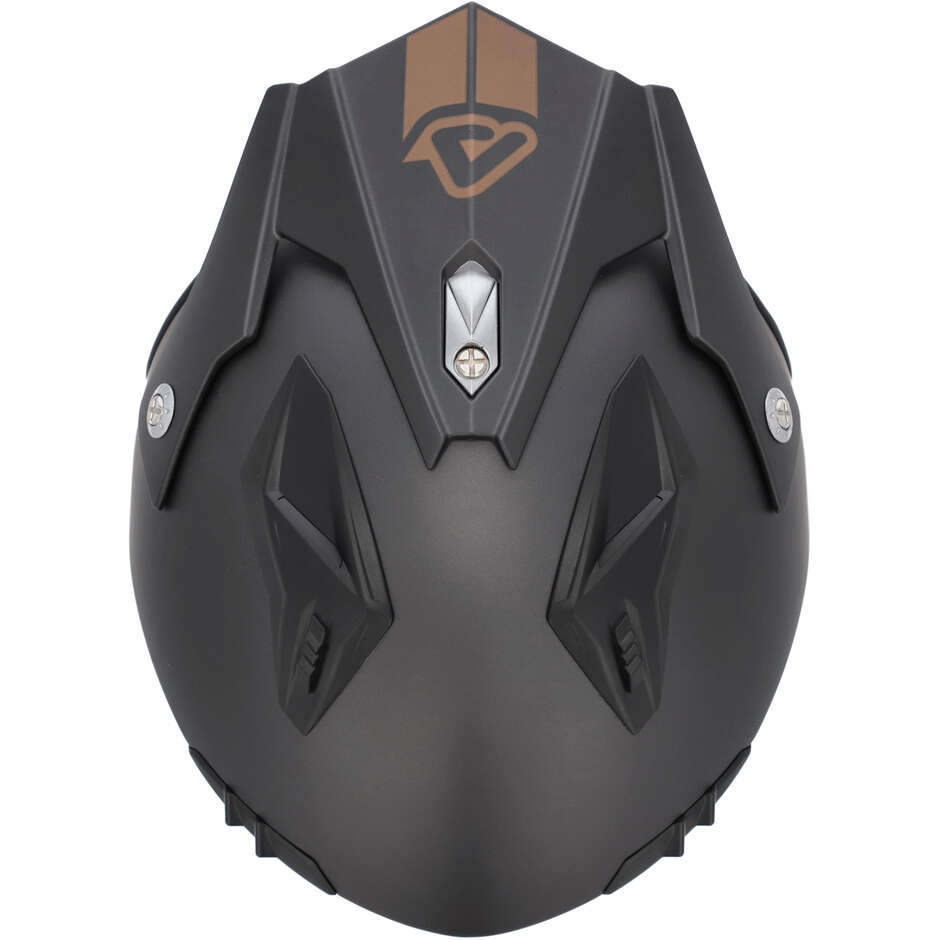 Casque jet moto Acerbis ARIA 2206 gris foncé