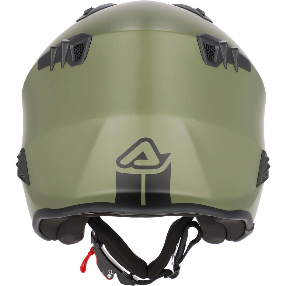 Casque Jet Moto Acerbis Aria 2206 Vert Militaire