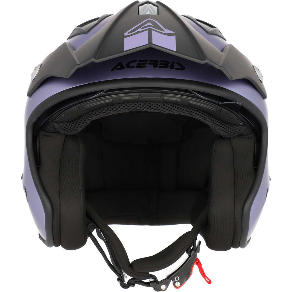 Casque Jet Moto Acerbis ARIA 2206 Violet Métallisé