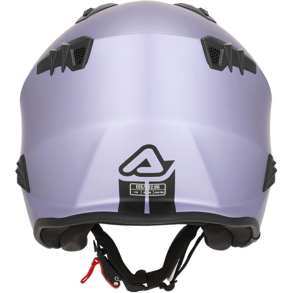Casque Jet Moto Acerbis ARIA 2206 Violet Métallisé