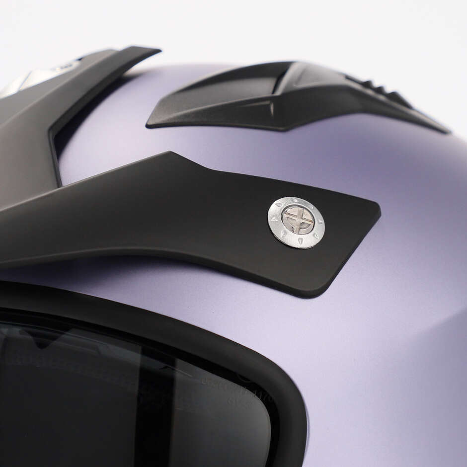 Casque Jet Moto Acerbis ARIA 2206 Violet Métallisé