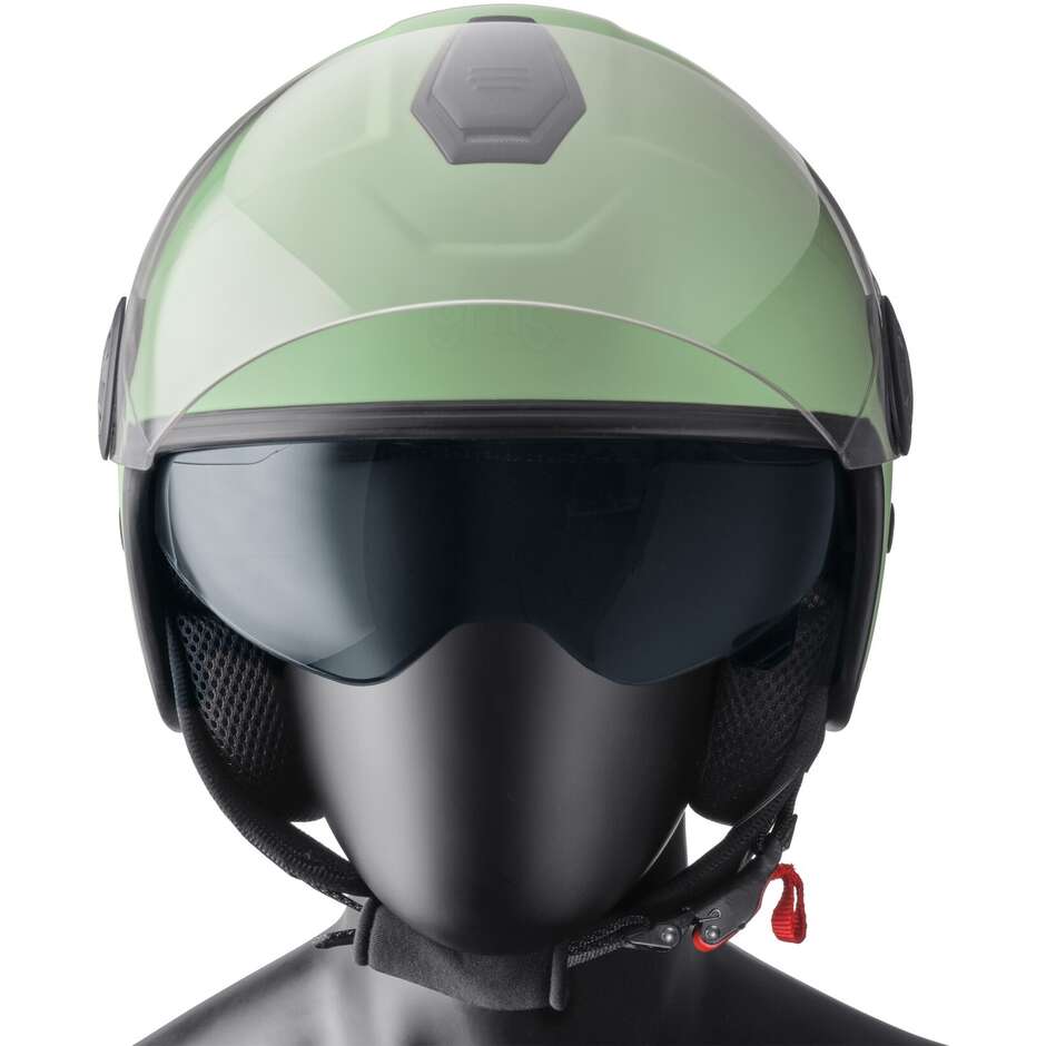 Casque Jet Moto Gms Pistache Ice Cream