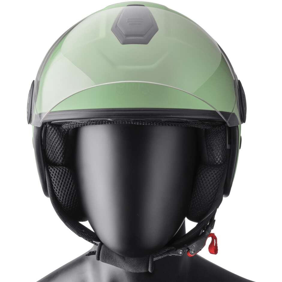 Casque Jet Moto Gms Pistache Ice Cream