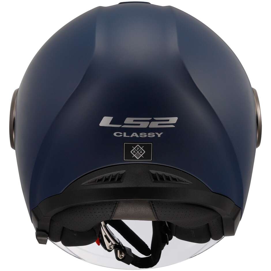Casque Jet Moto Jet Ls2 OF620 CLASSY SOLID Bleu Marine