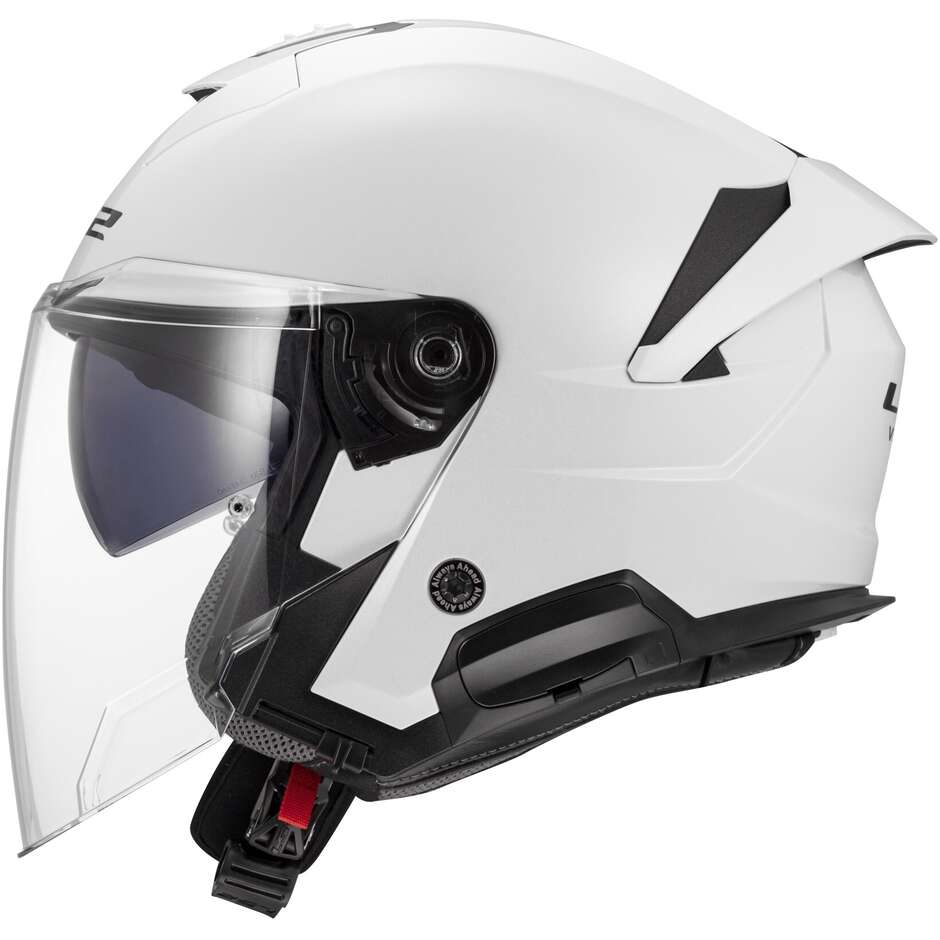 Casque Jet Moto LS2 OF618 VERSO II SOLID Blanc