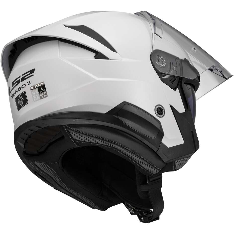 Casque Jet Moto LS2 OF618 VERSO II SOLID Blanc