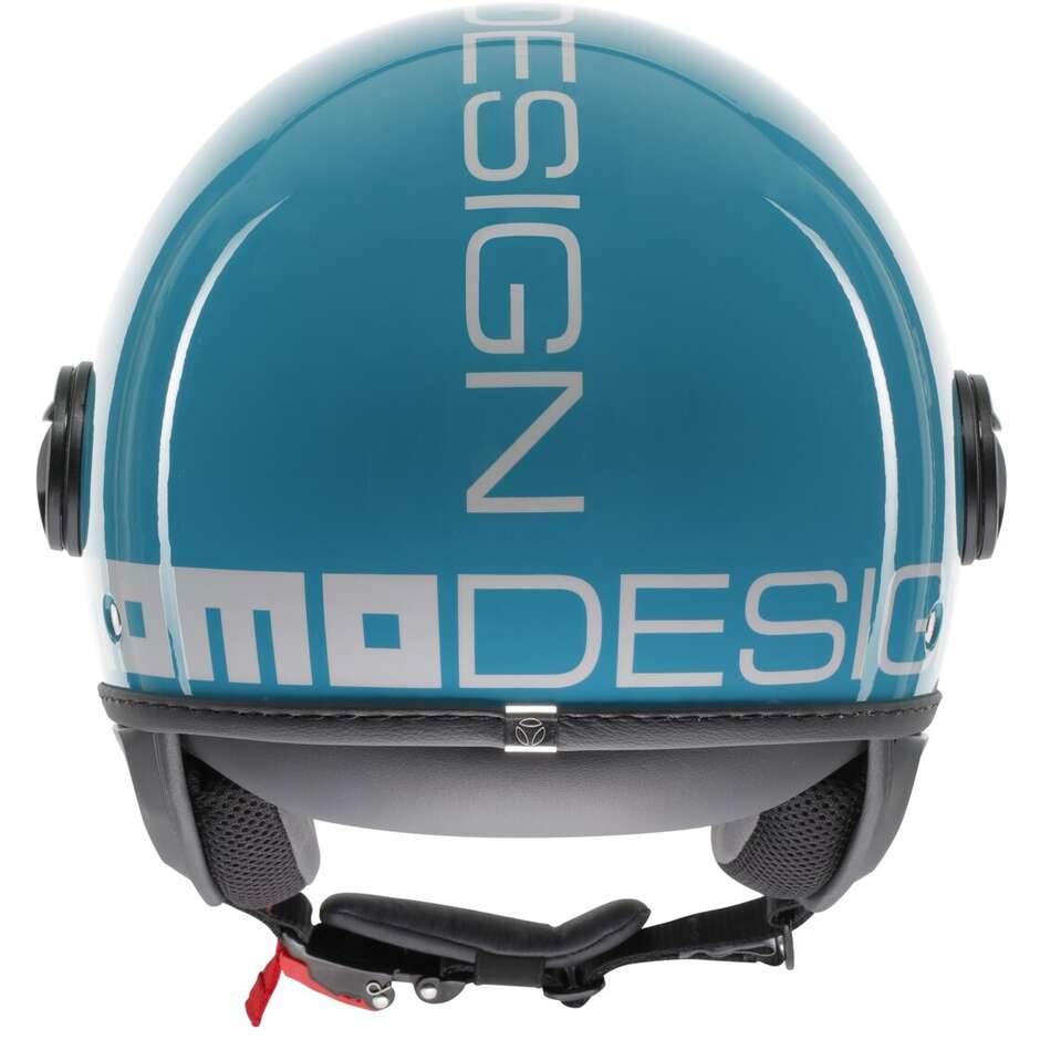 Casque Jet Moto Momo Design FGTR CLASSIC Candy Lake Bleu Blanc