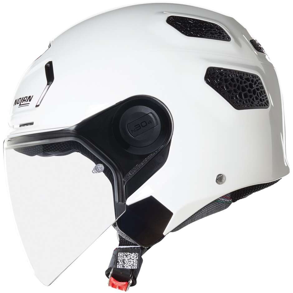 Casque Jet Moto Nolan N30-4 T CLASSIC 305 Métal Blanc
