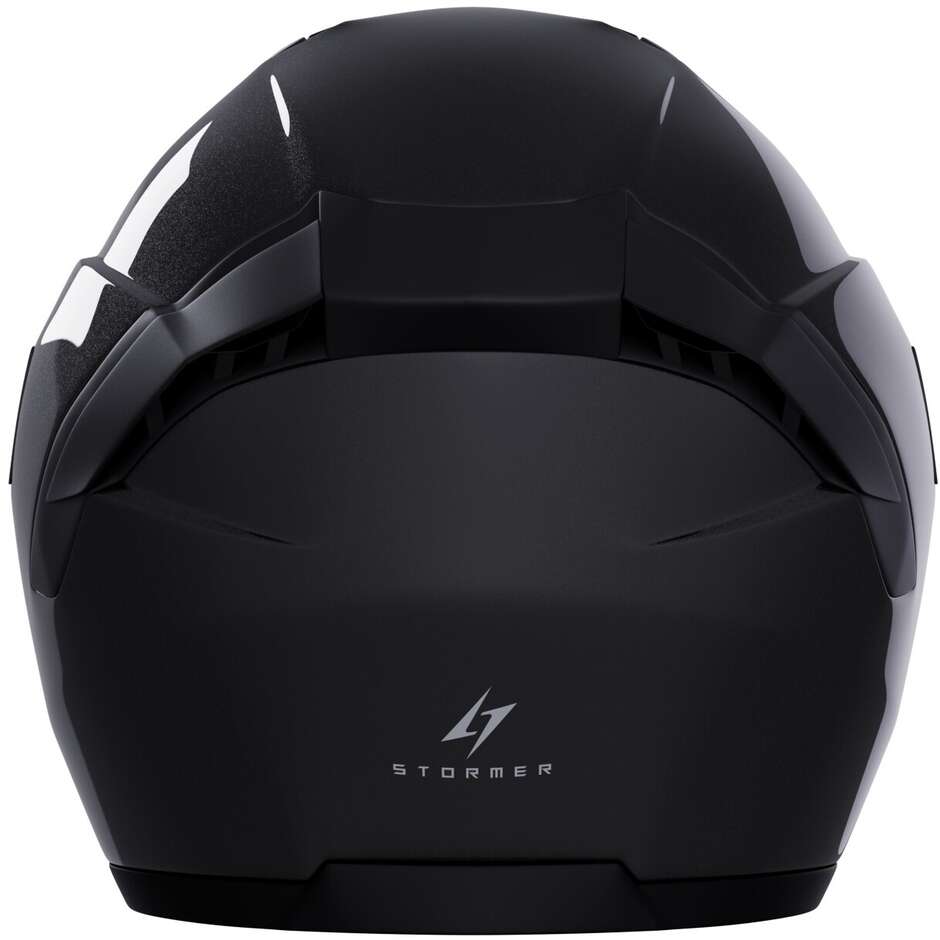Casque Jet Moto Stormer RUN Black Pearl