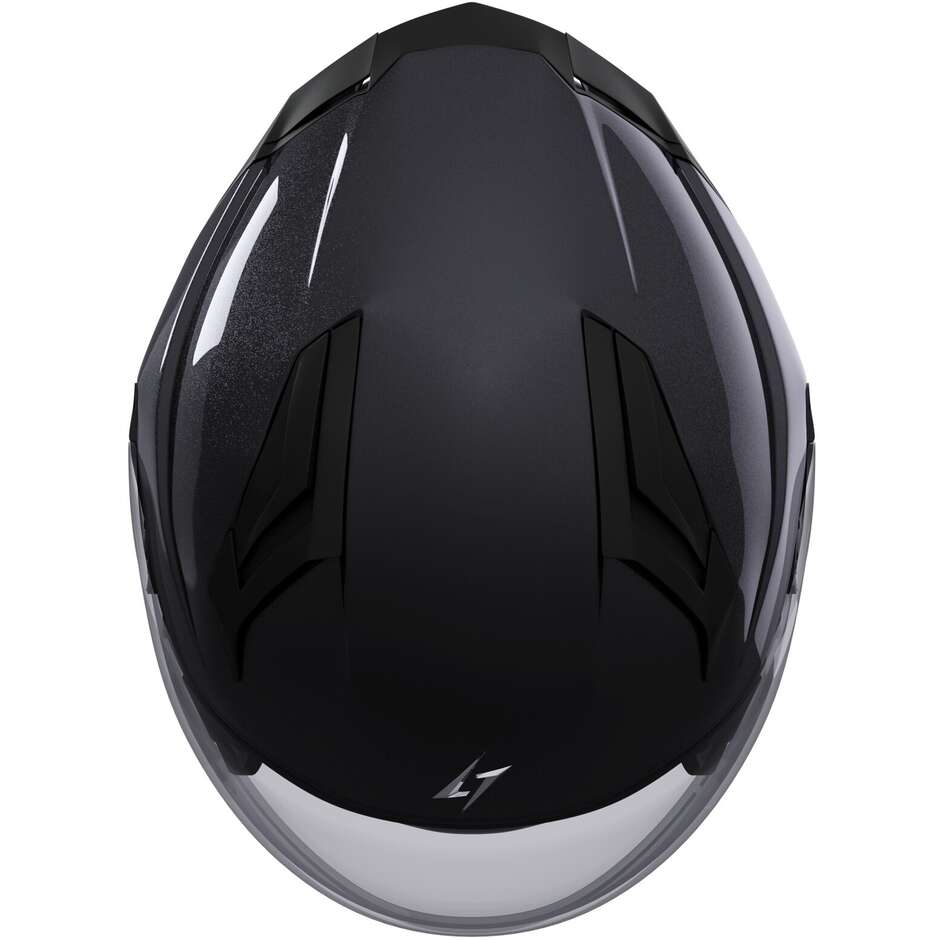 Casque Jet Moto Stormer RUN Black Pearl