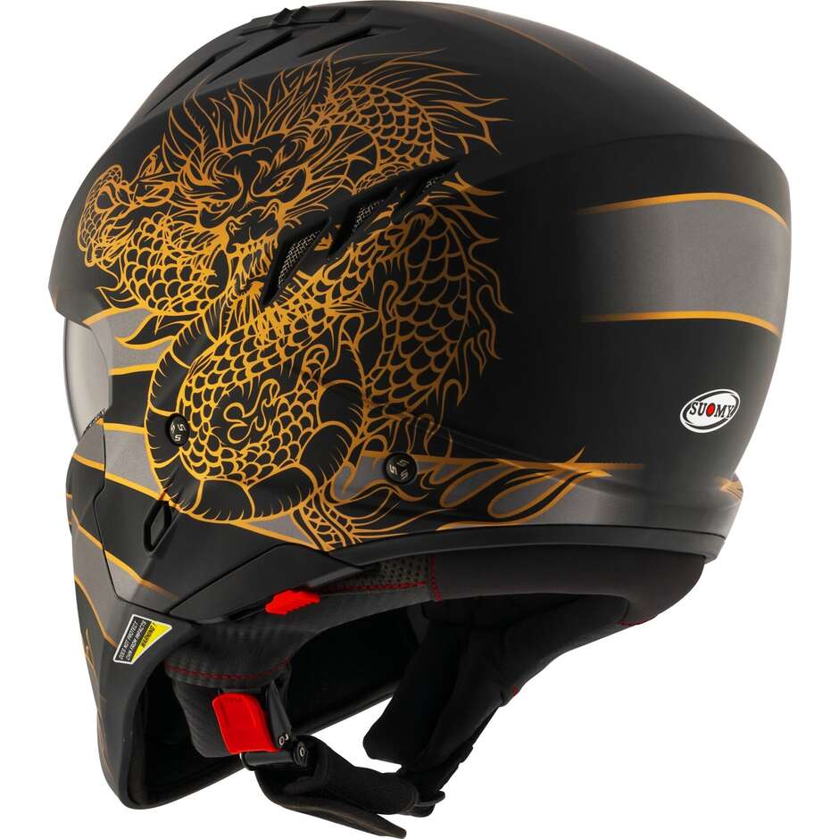 Casque Jet Moto Suomy ARMOR DRAGON Gris Mat