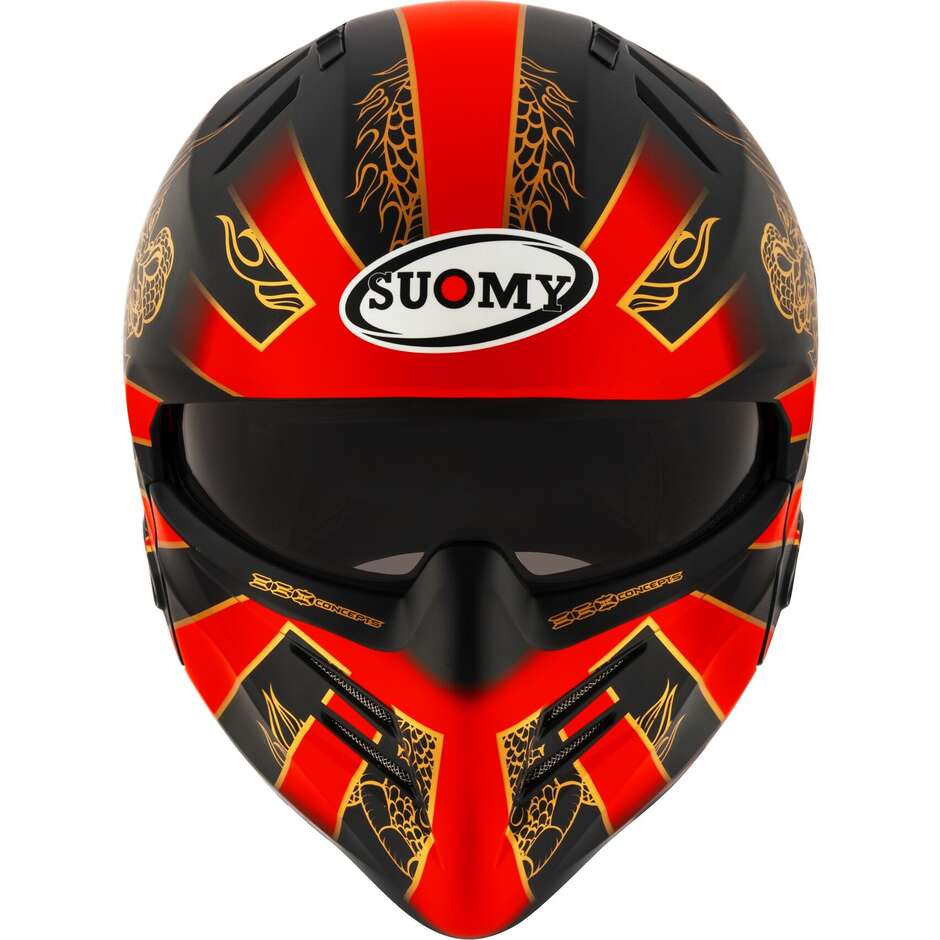 Casque Jet Moto Suomy ARMOR DRAGON Rouge Mat