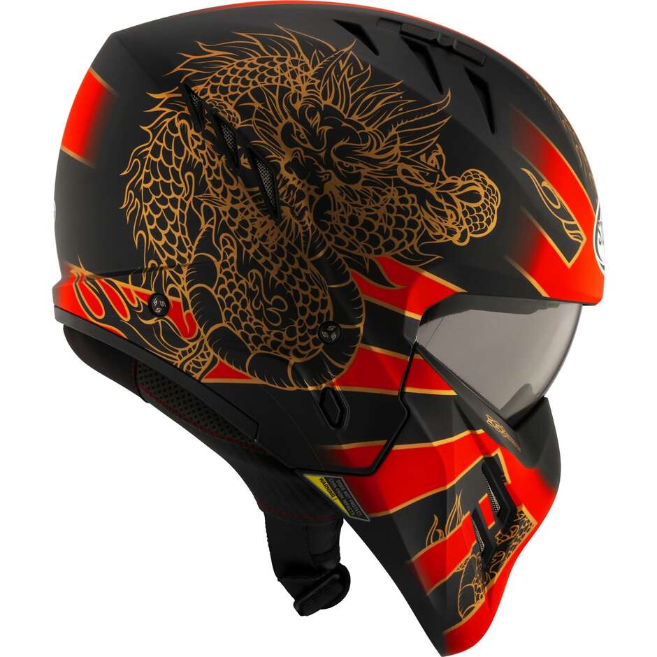 Casque Jet Moto Suomy ARMOR DRAGON Rouge Mat