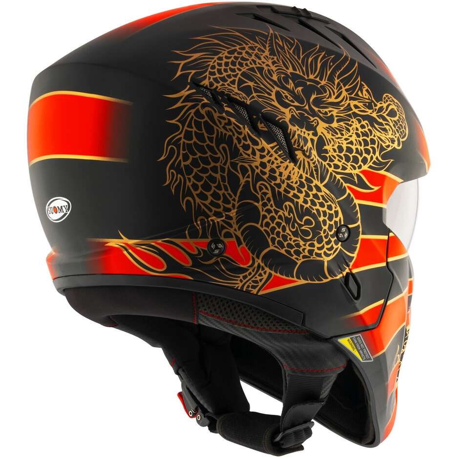 Casque Jet Moto Suomy ARMOR DRAGON Rouge Mat