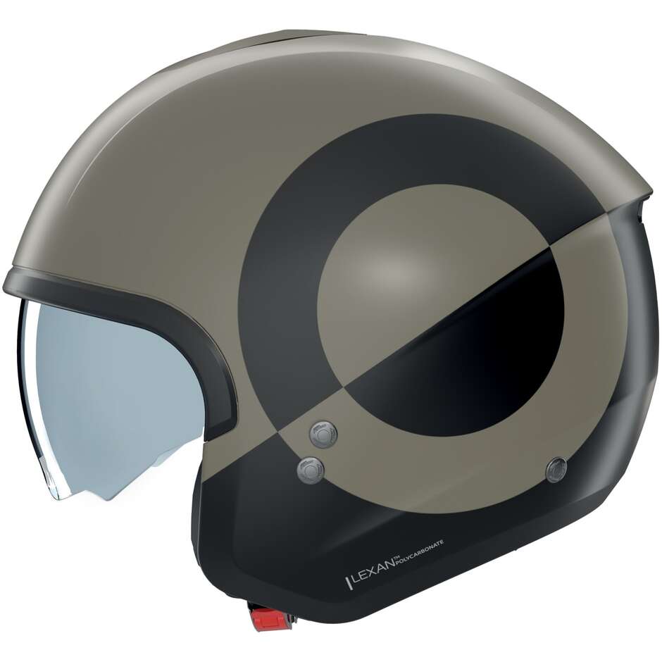 Casque jet Nolan N20-2 Viceversa 343 Stone Black Matt