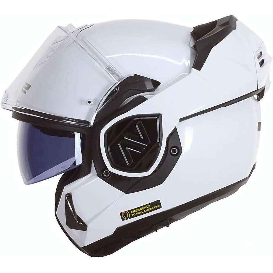 Casque Modulable Homologué P/J Ls2 FF906 ADVANT SOLID Blanc