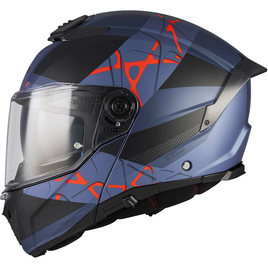 Casque modulable MT Helmets ATOM 2 SV CHANGE C17, multicolore mat