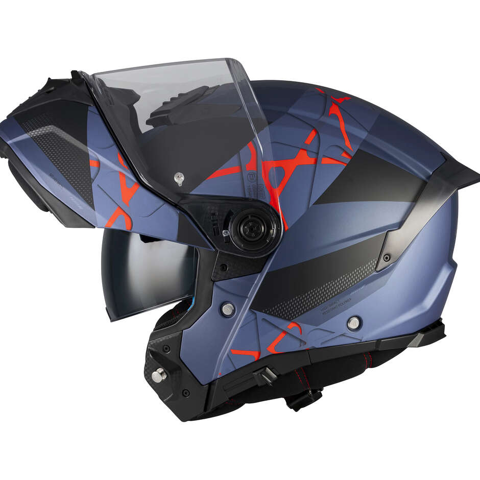 Casque modulable MT Helmets ATOM 2 SV CHANGE C17, multicolore mat