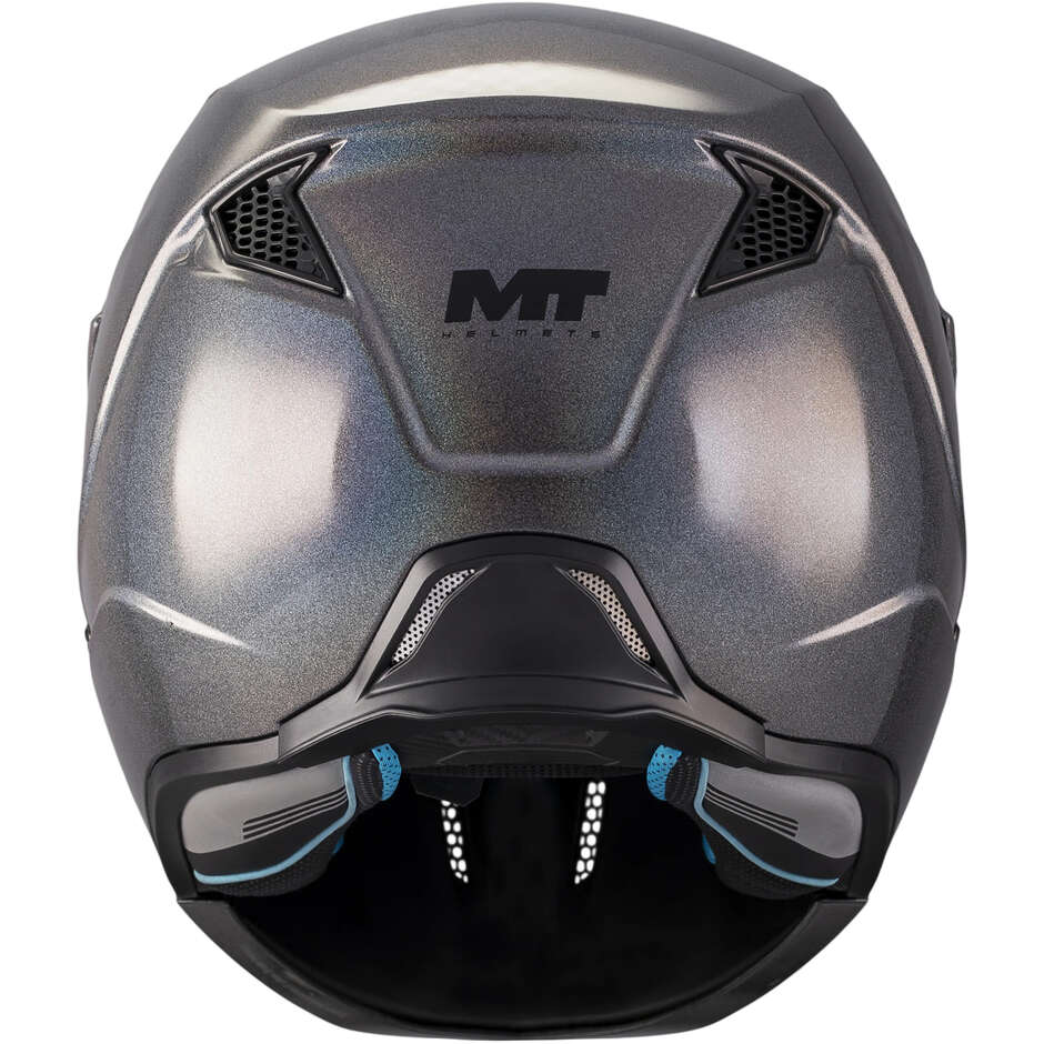 Casque modulable MT Helmets STREETFIGHTER SV S SPECIAL PURE T2, gris brillant