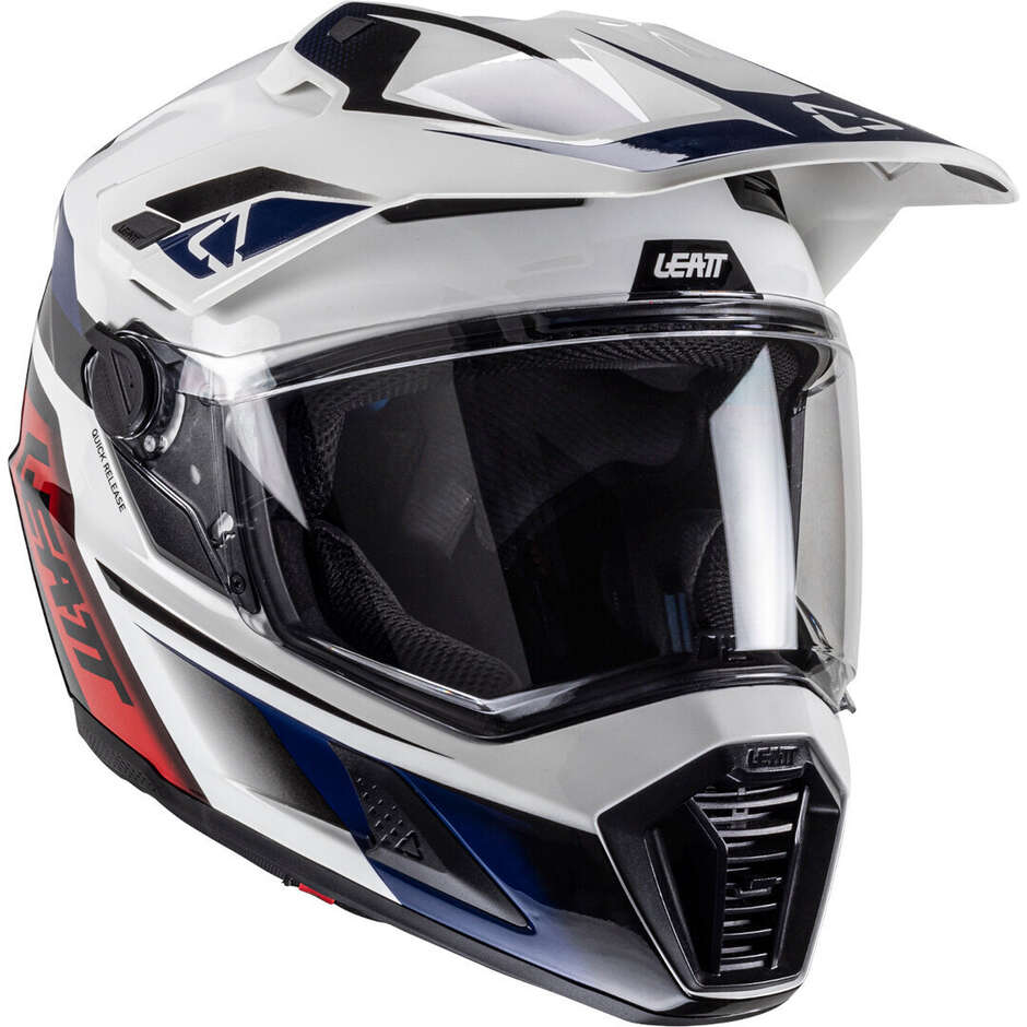 Casque moto aventure Leatt KIT ADV 8.5 V25 Bleu