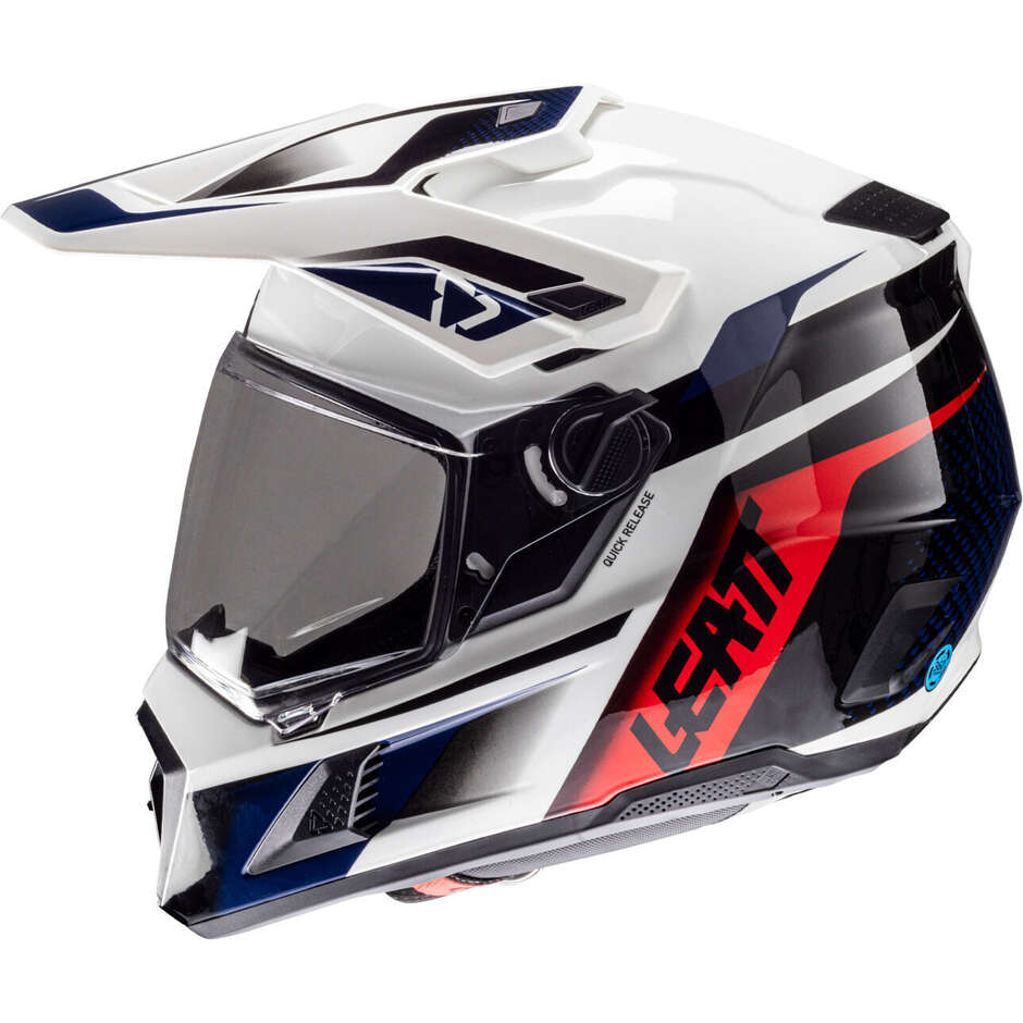 Casque moto aventure Leatt KIT ADV 8.5 V25 Bleu