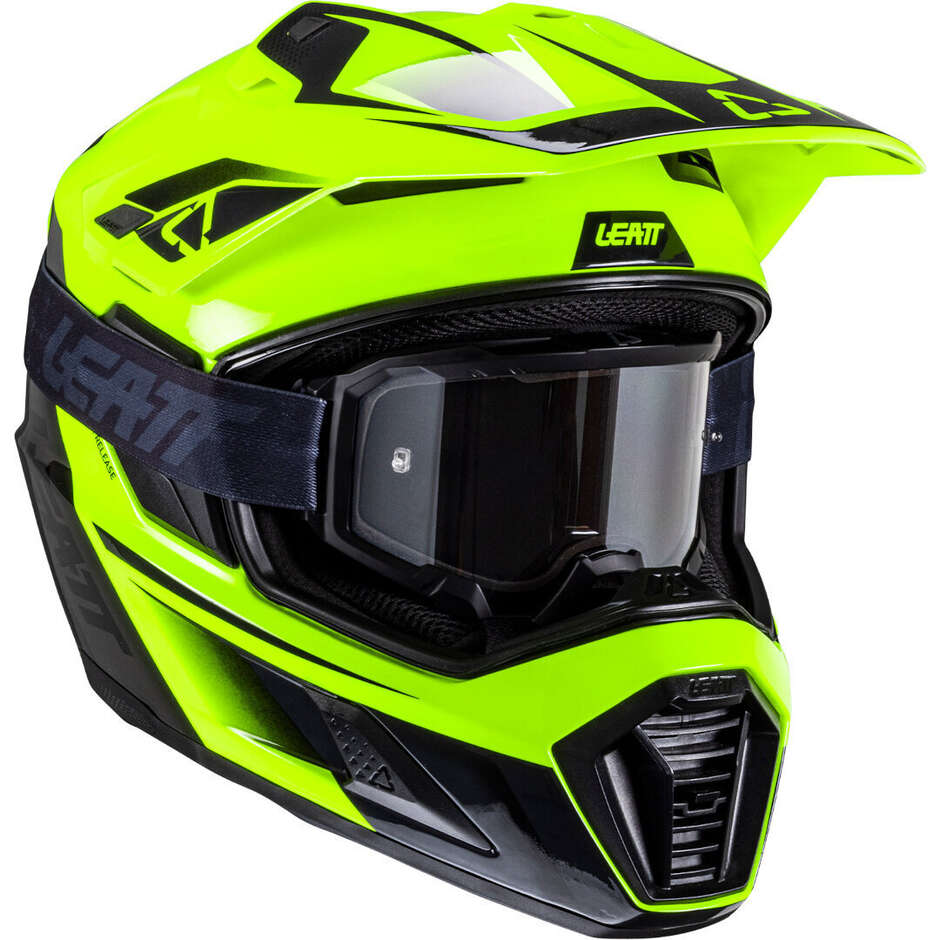 Casque moto aventure Leatt KIT ADV 8.5 V25 Jaune