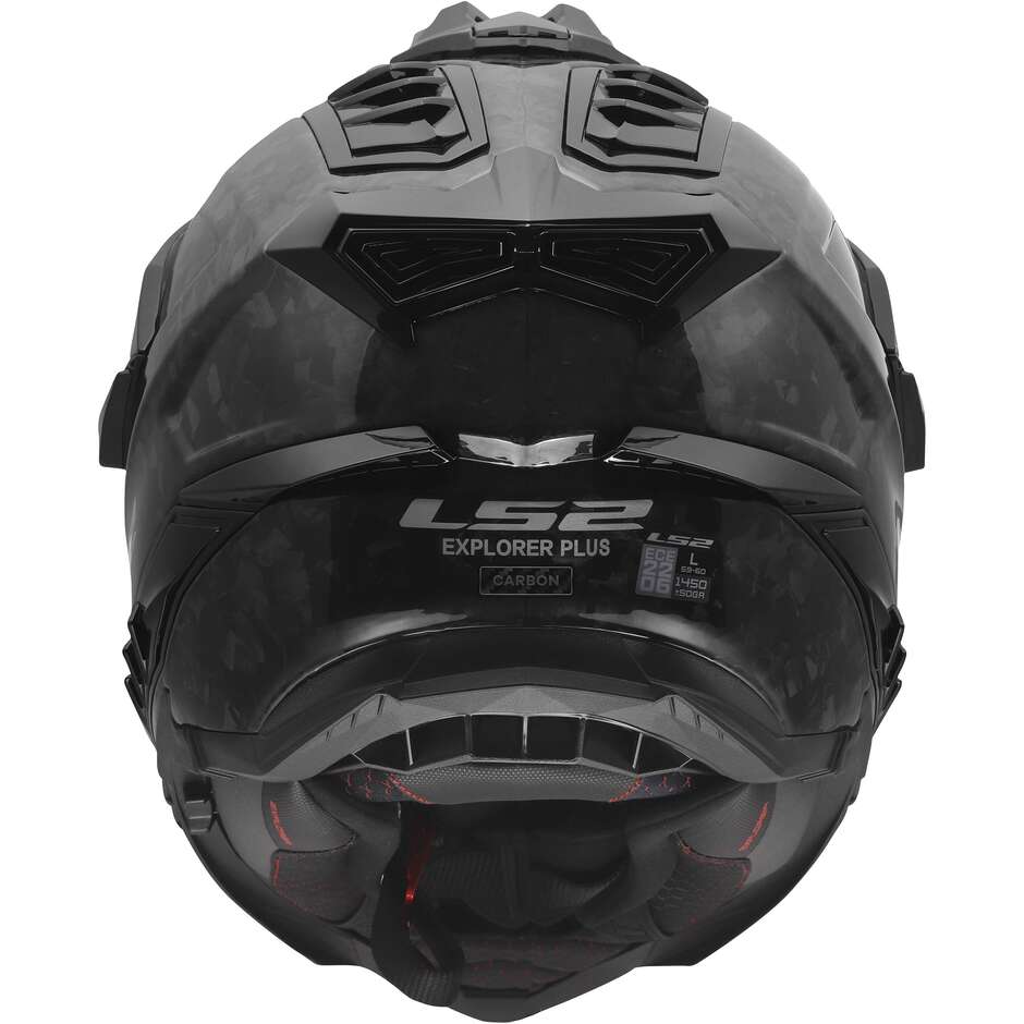 Casque moto aventure LS2 MX701 EXPLORER C FORGED CARBON