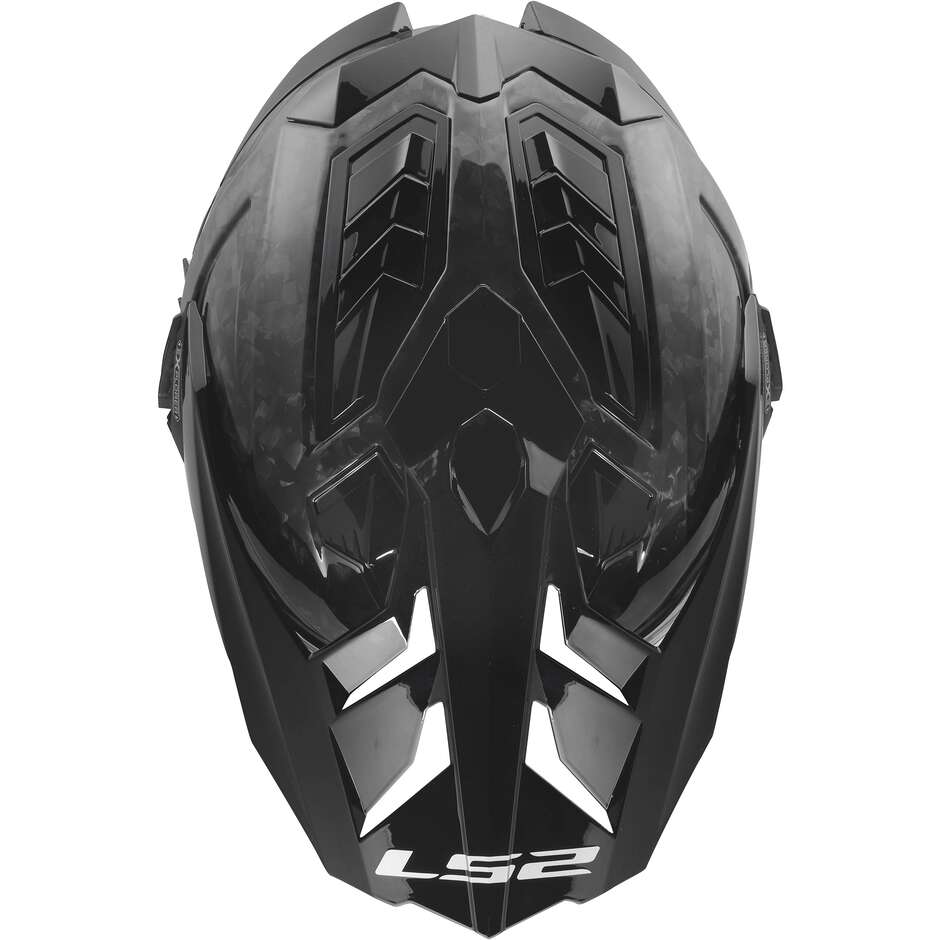 Casque moto aventure LS2 MX701 EXPLORER C FORGED CARBON