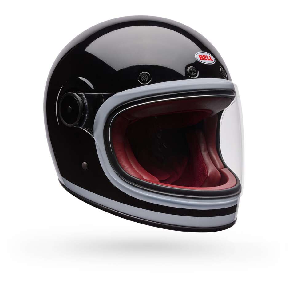 Casque moto Bell BULLITT GT LANE noir et blanc