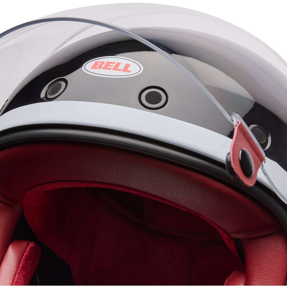 Casque moto Bell BULLITT GT LANE noir et blanc