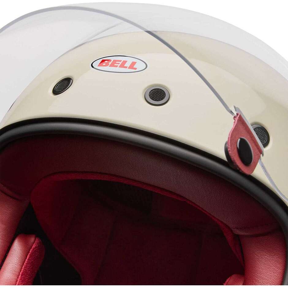 Casque moto Bell BULLITT GT VINTAGE Blanc
