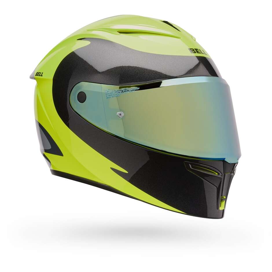 Casque moto Bell LITHIUM MIPS PLUS FLUID jaune fluo