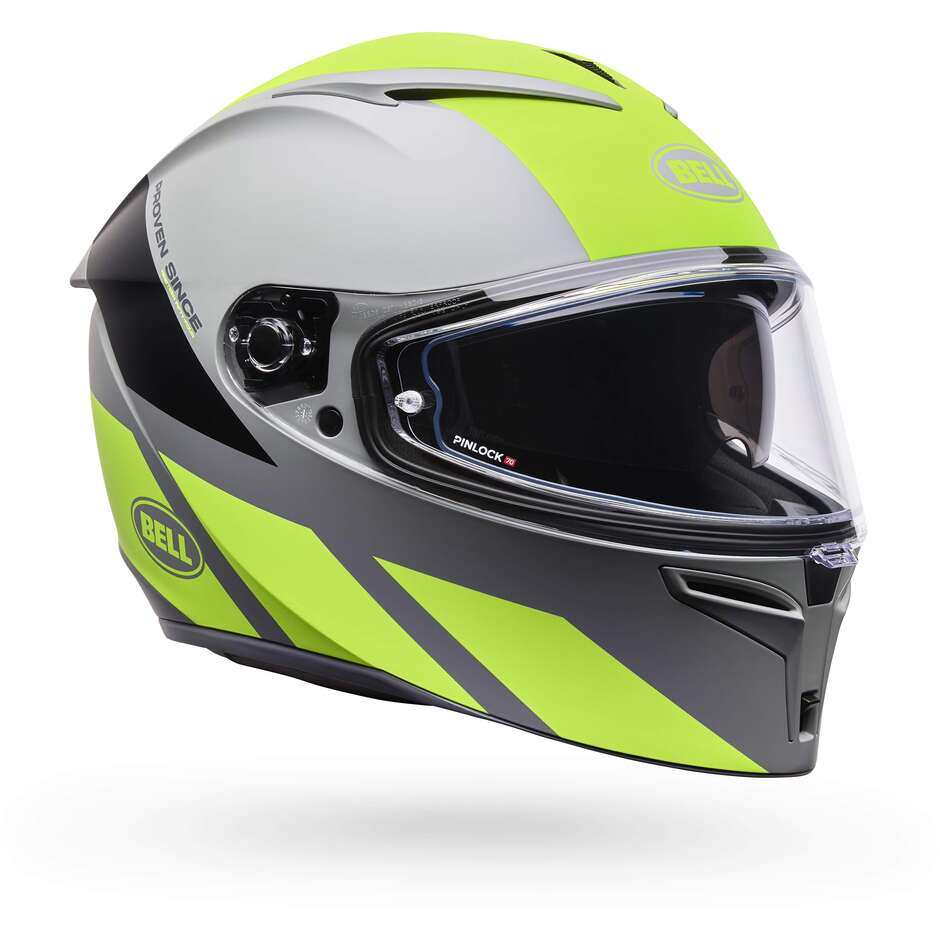 Casque moto Bell LITHIUM MIPS TECH Jaune Gris