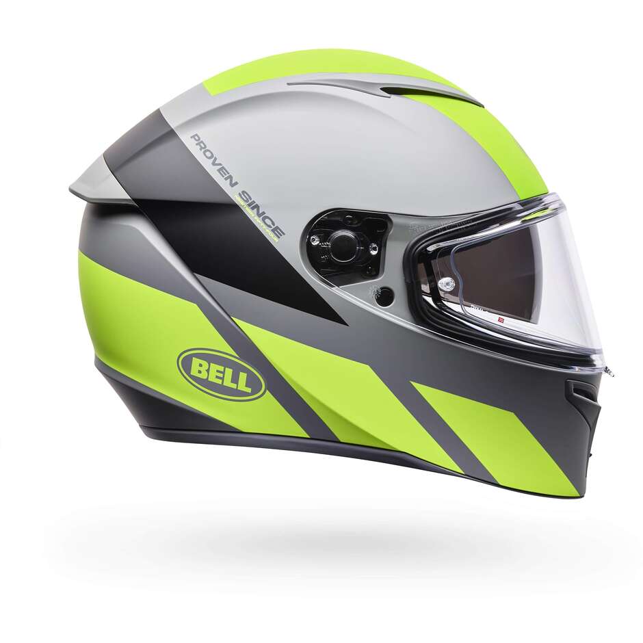 Casque moto Bell LITHIUM MIPS TECH Jaune Gris